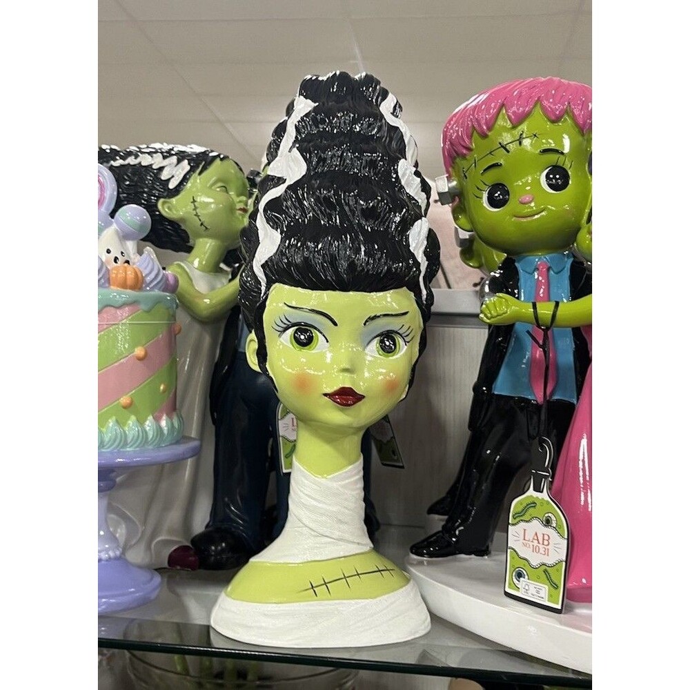 Bell Lux Bride of Frankenstein Bust Halloween Figurine